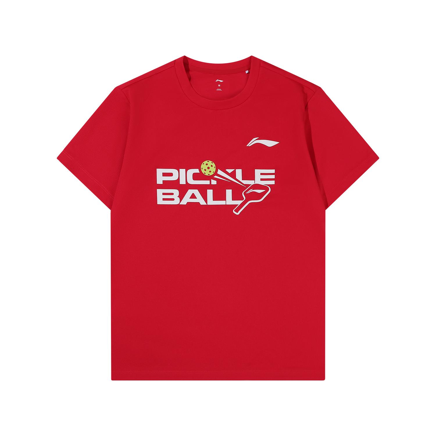 Li-Ning Vitality Simple Trendy Breathable Short Sleeve T-Shirt Unisex Tops AHSUF83-4 M