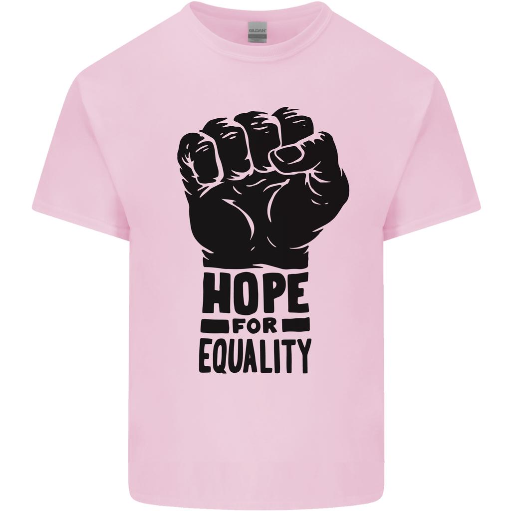 Hope for Equality Black Lives Matter LGBT Unisexs Light Cotton TShirt