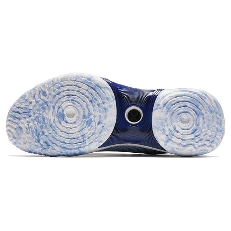 Anta 3 Point Rain 2 Basketball Shoes Men's Low Top Nautilus Blue/Signal Blue/Light Nightingale Purple Sneakers 912421602-1