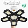 100-277V LED Ceiling Light Adjustable Panel Light Super Bright Garage Ceiling Light  Basement