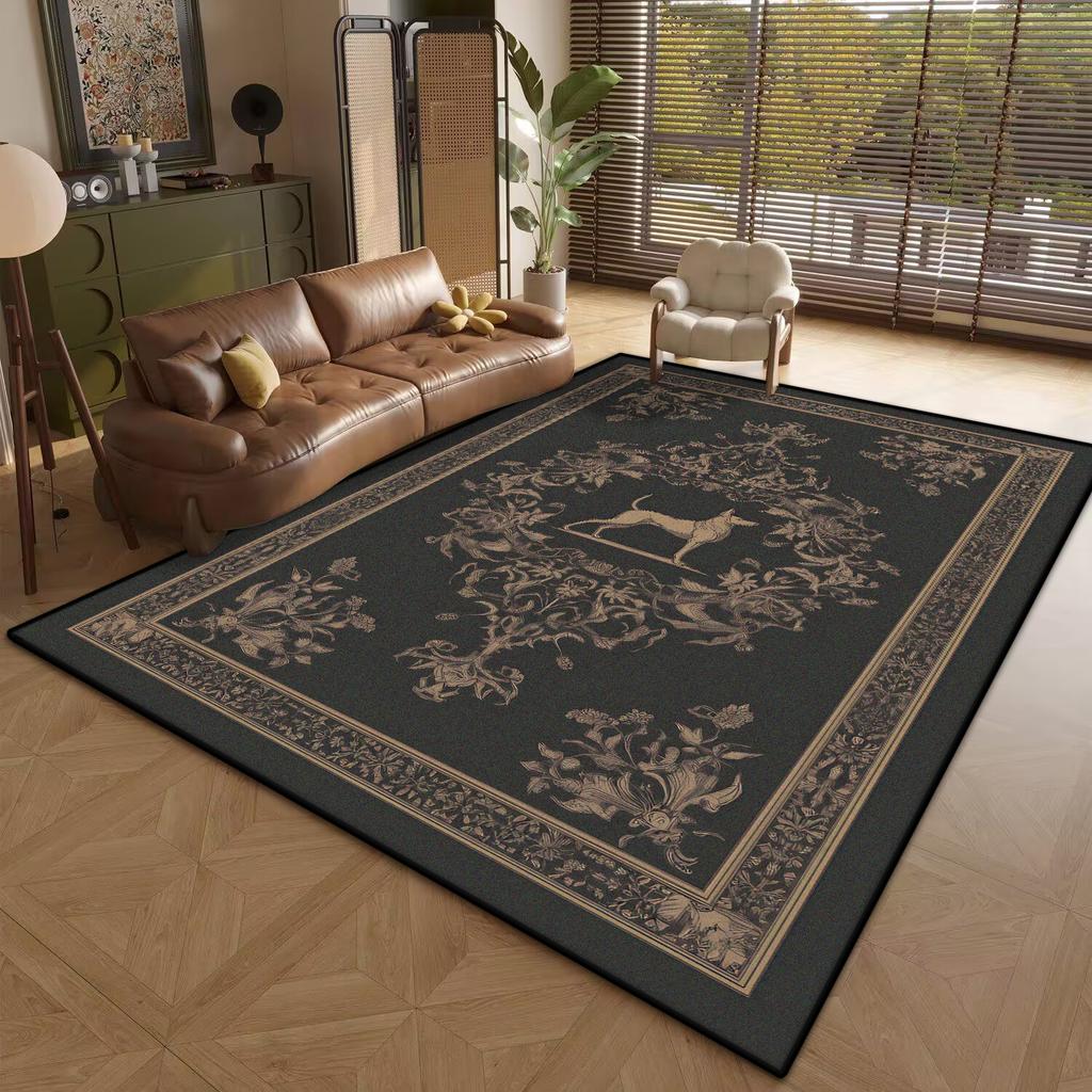 Classical style Animal Pattern Carpet for Living Room Easy Clean Antiskid Coffee Tables Mat Dining Room Decoration Home Carpet