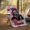 Personalized Custom Name Blanket - Ghostface Print Design,Blanket for Sofa,Bed,Travel,Camping - Soft and Warm, Great Gift