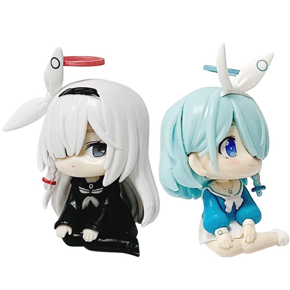In Stock Blue Archive Plana Arona Figure Anime Collect Characters Ornaments Cute Cartoon Festival Christmas Gift PVC Poseable Articulated Scale