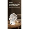 Night Light Fan Portable Mini Desktop Clip On Hanging TYPE-C Charging 18650 Battery Life Fan Cooling Fan Table Handheld Electric