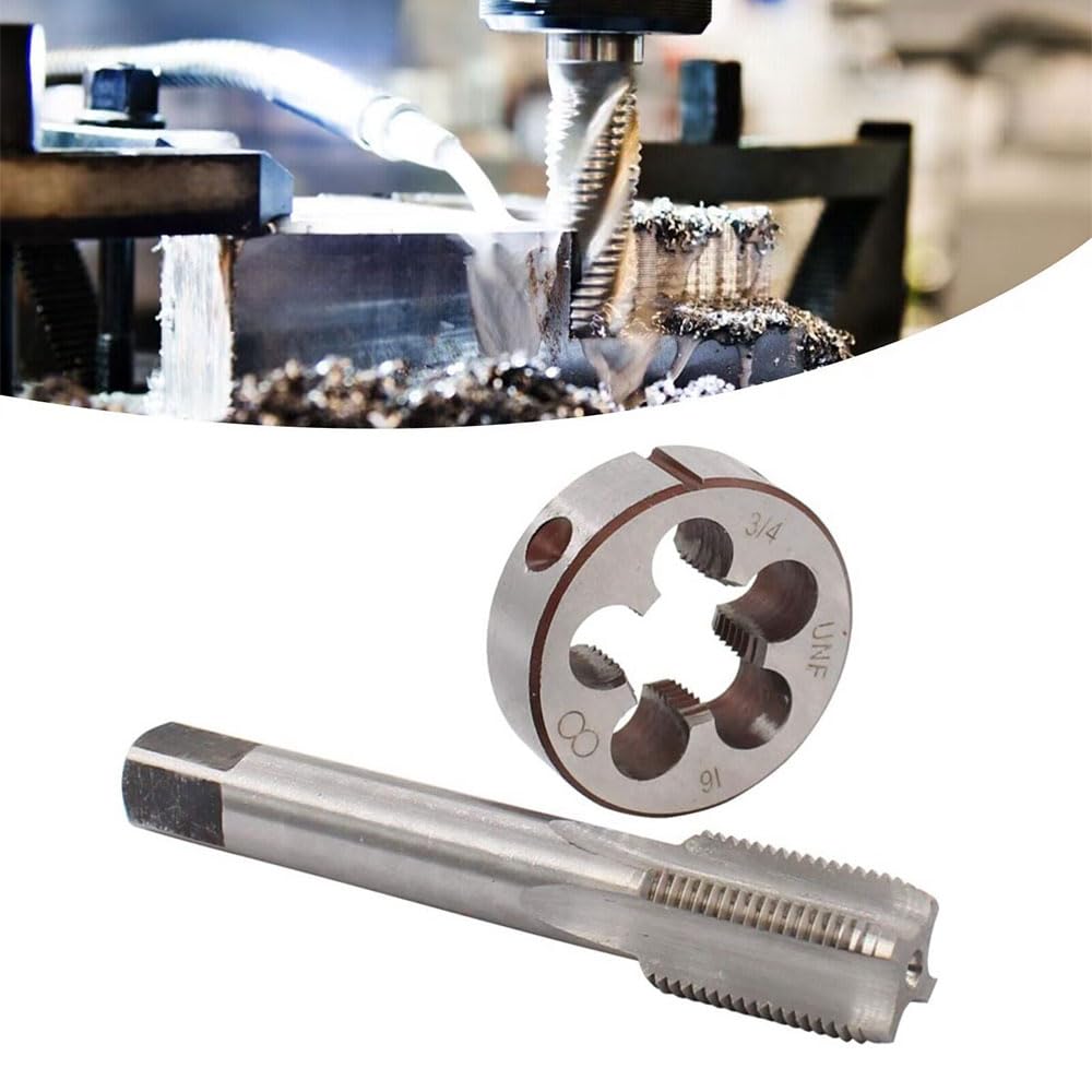 Tap Dice Set, M14 X 1.25, Tap & Die Set, Round Dice, Threading Tap,