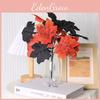 Halloween Black Maple Leaf Bouquet Silk Flowers For Home Decor And Photography Props