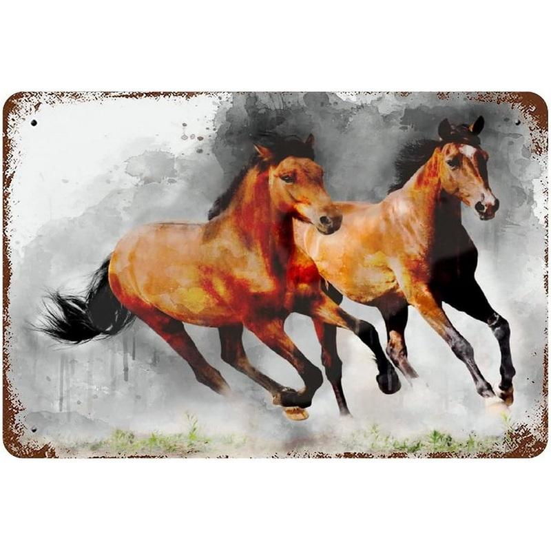 Animals Metal Tin Signs Sweet Cheeks Hello Posters Plate Wall Decor for Home Garden Bars Man Cave Cafe Clubs Retro Poster Plaque