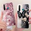 For Realme 5 5i 5S Realme5 Pro Luxury Bow Flowers Painted Cover Soft Silicone Phone Case For Realme 5 Pro 5i 5S Back Cover Coque