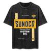 Sunoco Motor Oil Retro Distressed Design Tshirt Casual Street Style Short Sleeve Tee