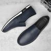 Non-Slip Comfy Loafers Mens Casual Genuine Leather Shoes Male Slip On Flats Fashion Trendy Moccasins Versatile Driving Footwear