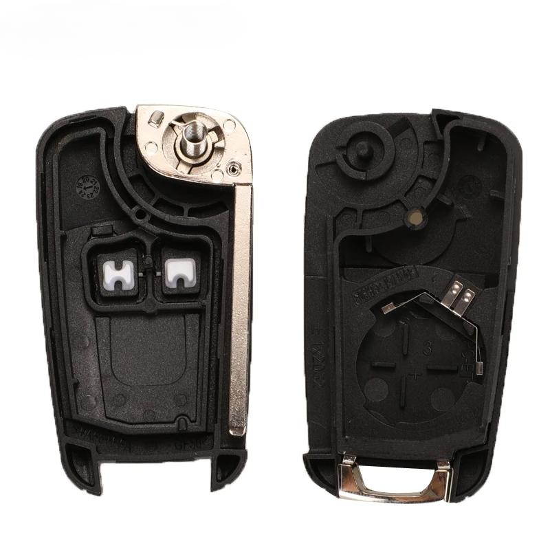 Jingyuqin Carcasă cheie auto cu telecomandă pliabilă pentru Chevrolet Cruze Cruze Lova Camaro Impala Fit Astra J Corsa E Insignia Zafira C 2 3 4 5BT