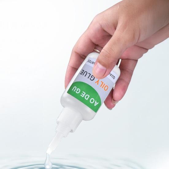 50G Oily Glue with Dropper High Strength Strong Adhesion Universal Glue Fast Cure Instant Bonding Welding Glue for Metal Wood Ceramics Faux