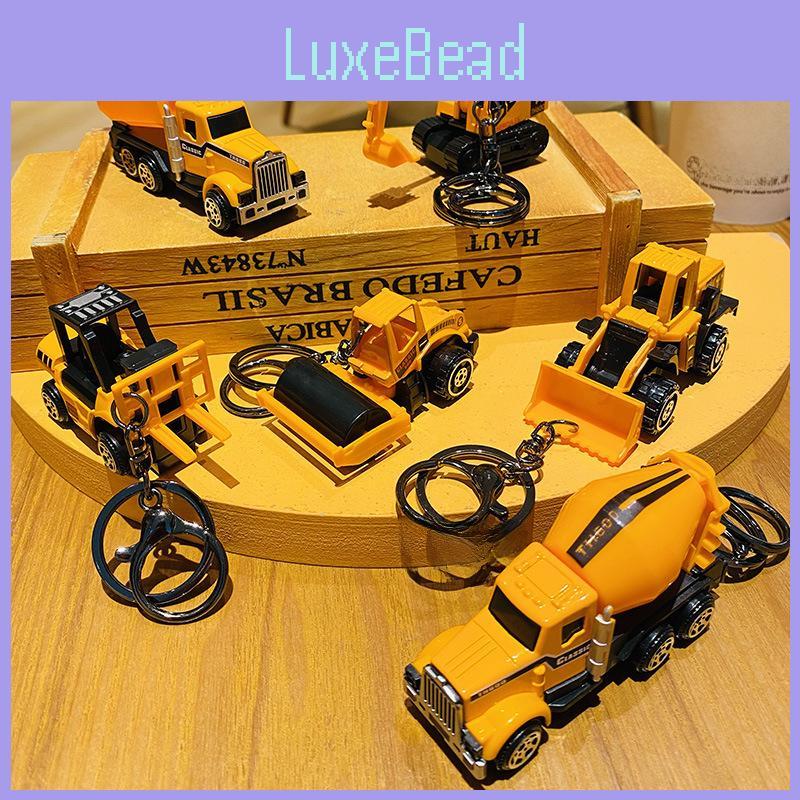 Adorable Alloy Construction Vehicle Keychain For Backpacks And Gifts