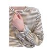 Women's Striped Loose-Fit Long-Sleeve T-Shirt - Round Neck, Versatile Layer for Spring/Autumn/Winter