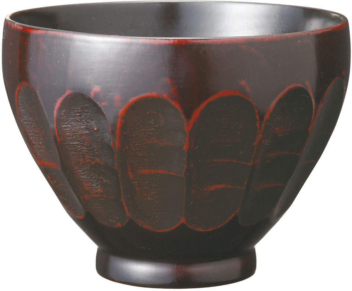 Shinzo Soup Bowl Akebono F0409 Ase, Squeezing, коричневый