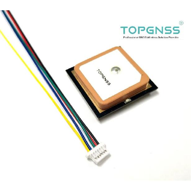 GN-801 Modulo GNSS TTL UART GPS GLONASS modalità doppia M8n Modulo GNSS Ricevitore Antenna, FLASH integrato, NMEA0183 GN801 TOPGNSS