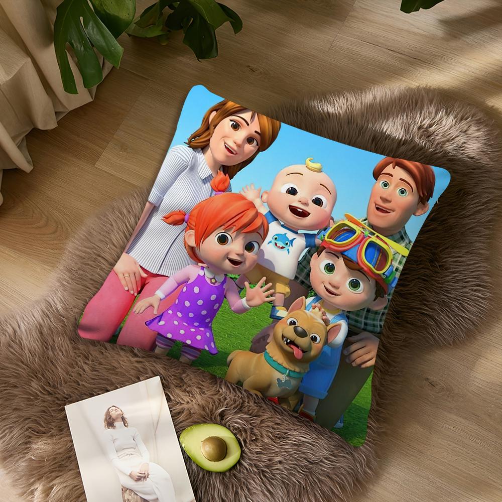 Cartoon Cute C-Cocomelons Baby Pillow Case Living Room Home Sofa Office Shop Cover Printing Comfort Decoration Nordic Simplicity