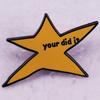 Grappige Meme Ster Broche Badge Accessoire