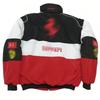 Retro F1 Embroidery Racing Windbreaker: Unisex Spring Biker Jacket