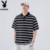 Men's Summer Thin Loose Fit Solid Polo Shirt