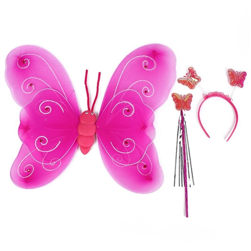 Performances Fairy Wing for Butterfly Wing Sparkling Angel Wing Dress Up Costume