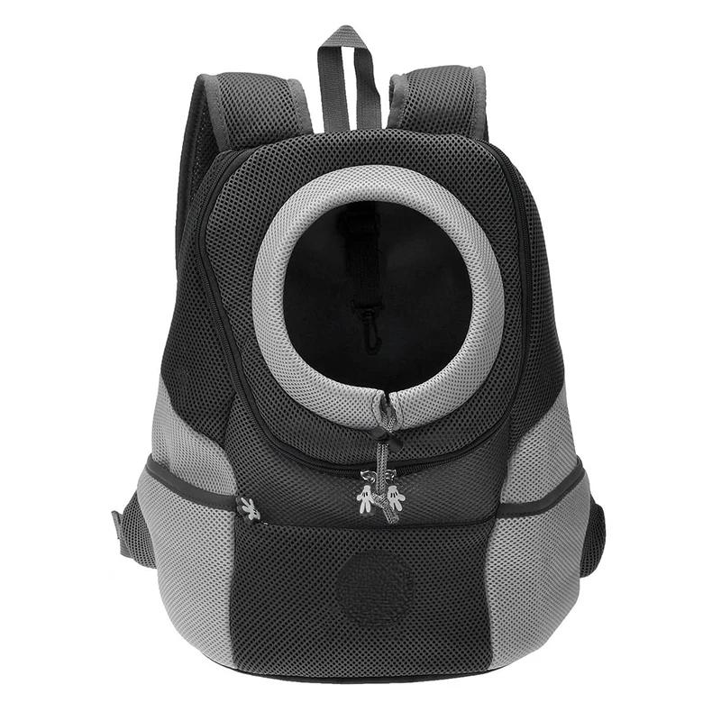 Geantă portabilă de exterior pentru animale de companie cu umăr dublu pentru câini, de călătorie, respirabilă, geantă pentru câini, geantă de transport pentru câini de exterior, accesorii pentru transportul animalelor de companie