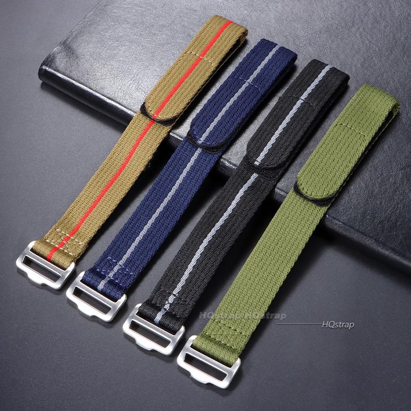 Nylon Watch Strap 20mm 22mm Sports Fabric Wristband Belt Canvas Bracelet for Seiko Universal Replacement Sport Watch Bands