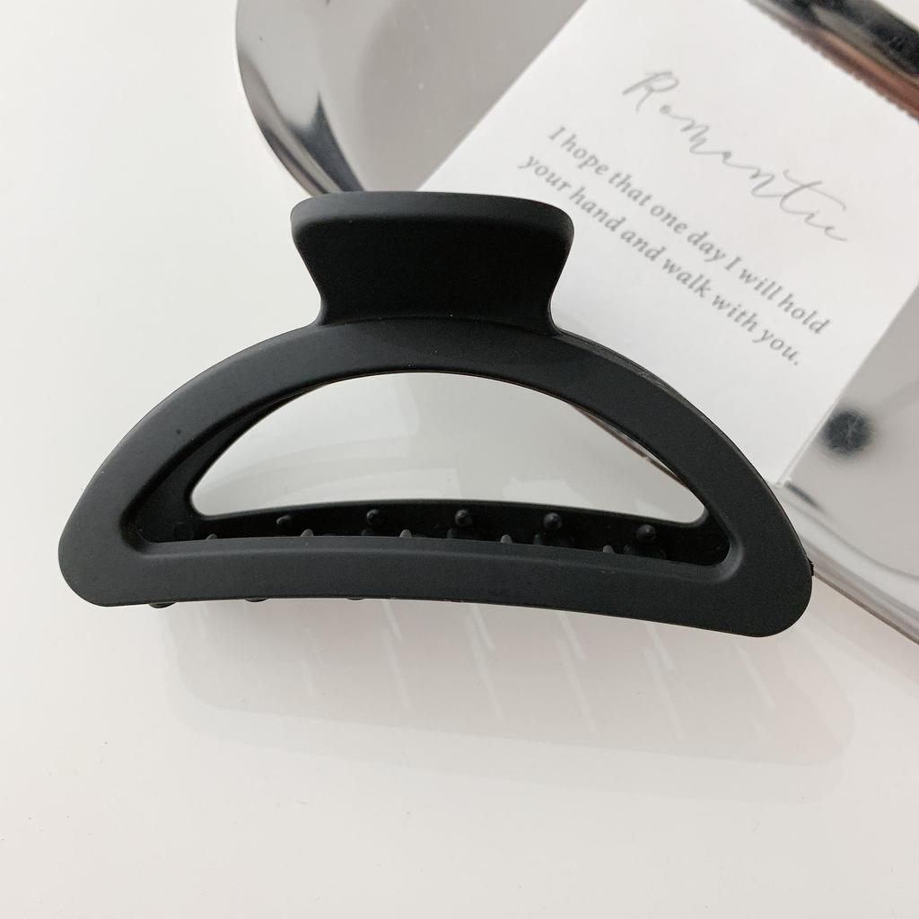 Small Black Claw Clip for Women - Hair Accessory for High Ponytail & Hairpin