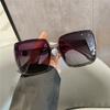 High-definition polarized glasses TR Large-frame sunglasses for women, UV protection, slimming effect for round faces, suitable for driving, high-end