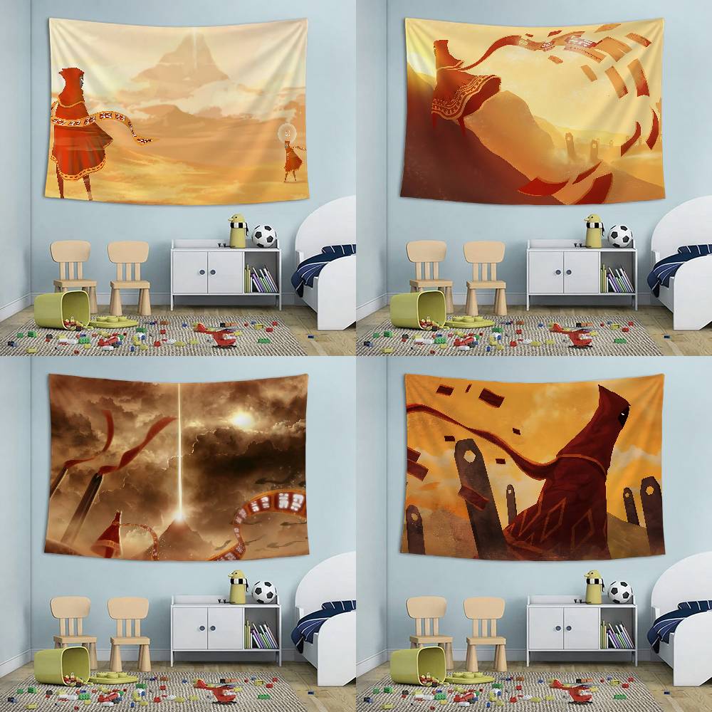 DjourneyI Tapestry Wall Hanging Tapestry Art Deco Style Blanket Curtain Home Bedroom Living Room Decoration