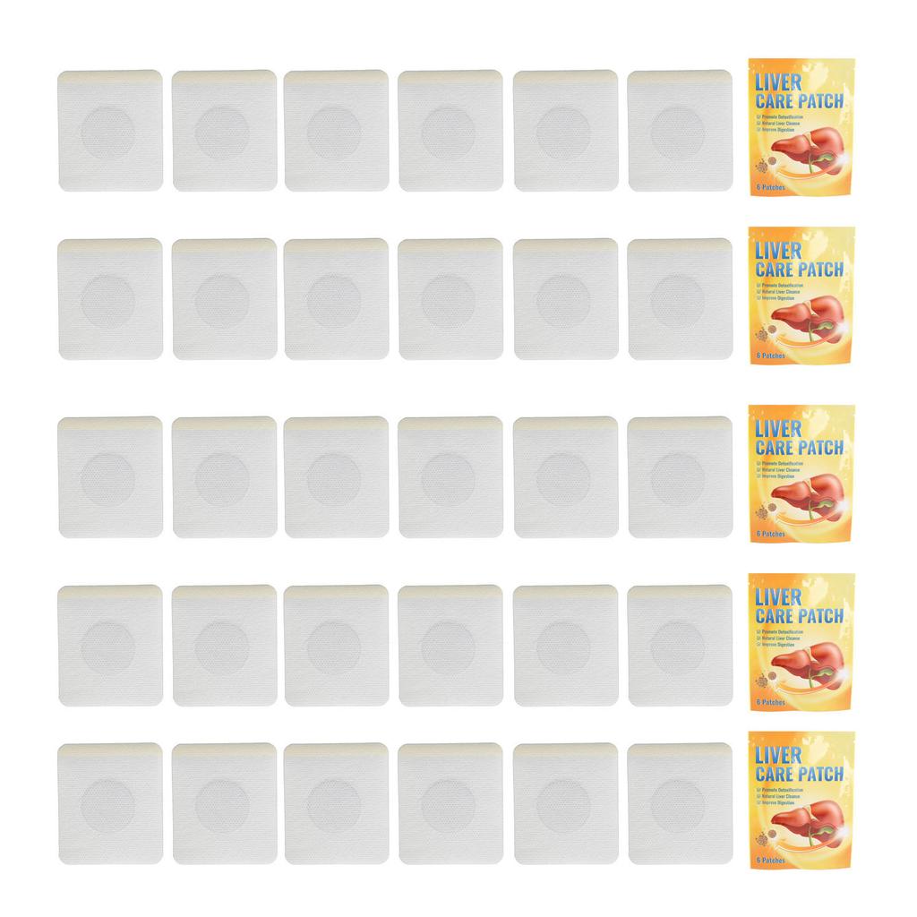 30pcs Detox Liver Care Patch Safe Mild Herbal Extract Party Drinking Liver Cleanse Patch for Health