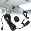 Car Microphone 3.5mm Stereo External Mic Car Radio Microphone Compatible with Kenwood Boss Corehan Power JVC Sony Jensen Alpine Vehicle Head Unit Car