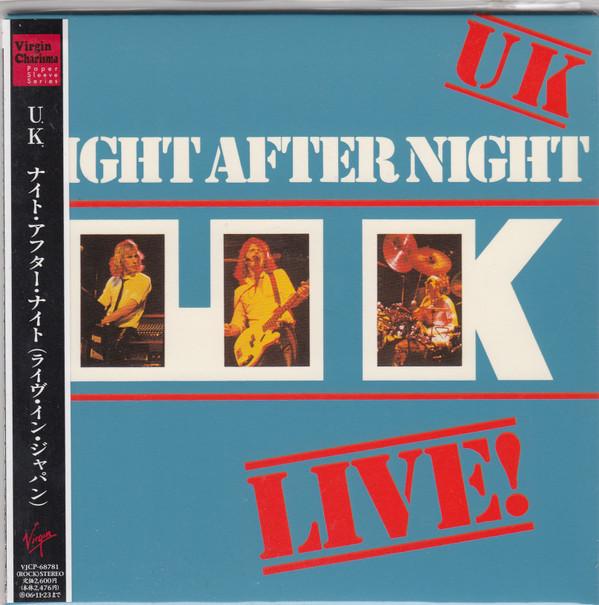 

CD UK - Night After Night VJCP68781 Virgin 2006 Japan ObiRock Used