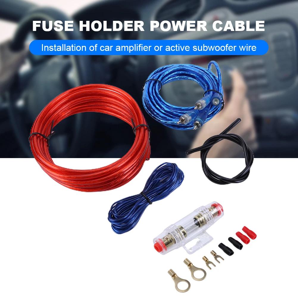 60 AMP 1500W/2000W Car Power Amplifier Wiring Kit 8GA Power Cable Subwoofer Speaker Car Audio Wiring Amplifier Car Radio Cables