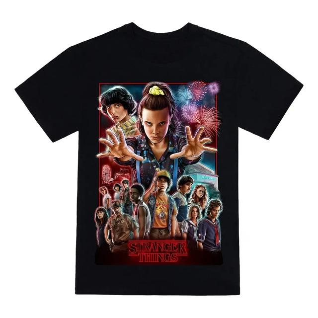 Camiseta Estampada Para Ninos De Stranger Things L