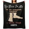 Funny Orthopedic Surgeon design Save Your Feet Throw Blanket anime Multi-Purpose Decoratives Plaid on the sofa Blankets
