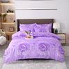 Romantic Peony Floral Duvet Cover Set Reversible Shabby Flower Comforter Cover with 2 Pillowcase Vintage Farmhouse Bedding Set