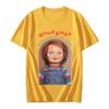New Chucky Cotton T-Shirts Anime Graphic Print Women Fashion Casual Short Sleeves T Shirt Harajuku Unisex Tees Tops Clothing