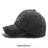 Hat Men's Spring/Summer Trend Embroidered Cowboy Baseball Hat Duck Tongue Hat Outdoor Travel Sunshade Hat