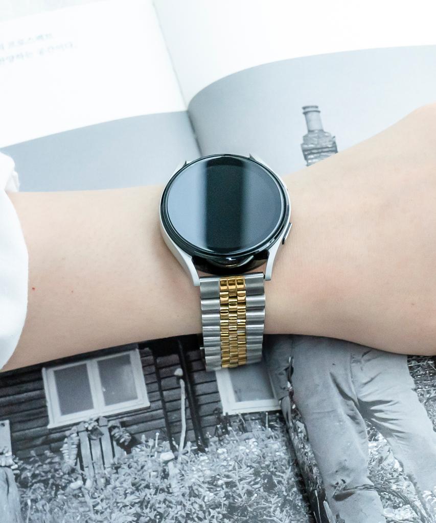 Nuateu [6Color] Galaxy Watch Jubilee Metal Strap 20/22Mm