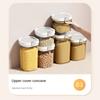 Food Storage Container with Scoop Milk Powder Container Airtight Coffee Canister for Grounds Coffee Tea Sugar Flour Cereal
