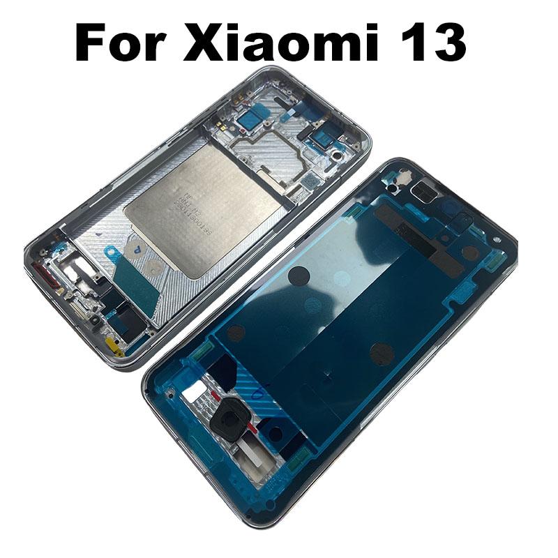 Per Xiaomi 13 Telaio Centrale Cornice Anteriore Supporto LCD Piastra Posteriore Telaio Sostituzione MI 2211133C 2211133G