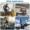 Motorcycle Mount kit for Insta360 X5 X4 X3 X2 RS DJI GoPro Double Clamp Handlebar Selfie Stick for Insta 360 Mount Accessories