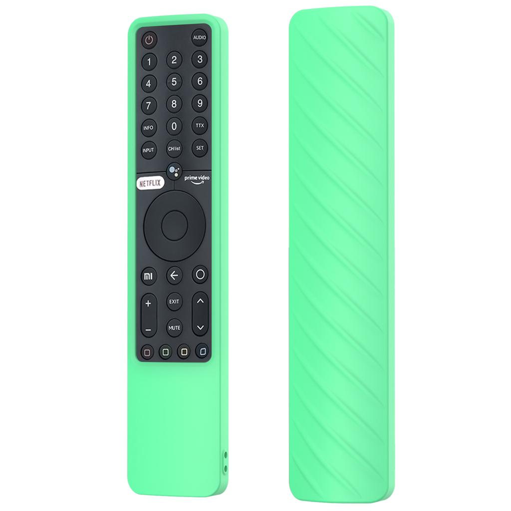 For Xiaomi Mi TV P1 Remote Controller Twill Design Anti-Drop Silicone Protective Cover