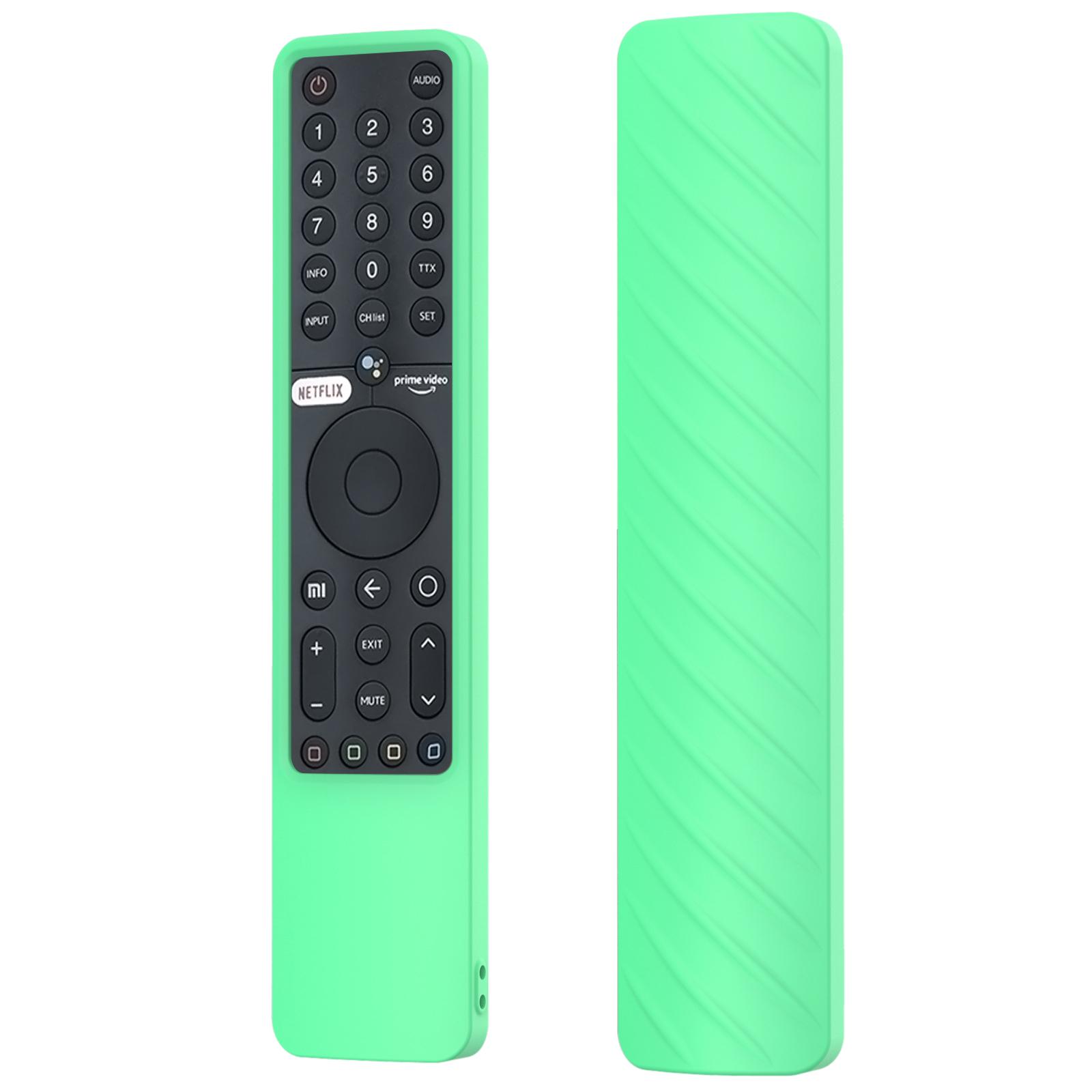 

For Xiaomi Mi TV P1 Remote Controller Twill Design Anti-Drop Silicone Protective Cover F