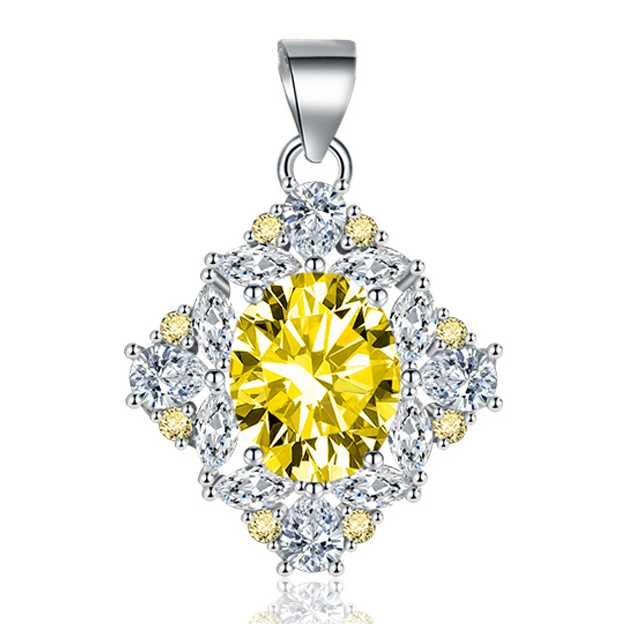 Sace Gems Collier pendentif classique de luxe en Zircon pour femmes, bijoux, cadeau de fête de promesse de mariage
