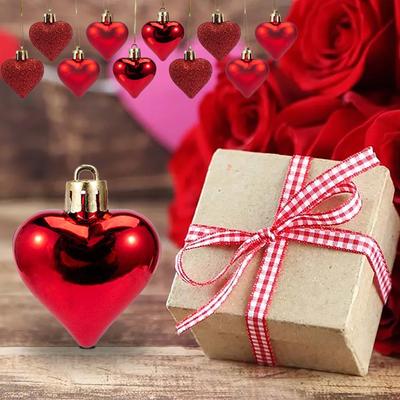 36Pcs Valentine Decorations Heart Ornaments Valentine's Day Gifts