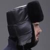 Cheney Fox Mink Hat Male Middle-aged and Elderly Outdoor Warmth In Winter Leather Ear Protection Whole Mink Fur Hat