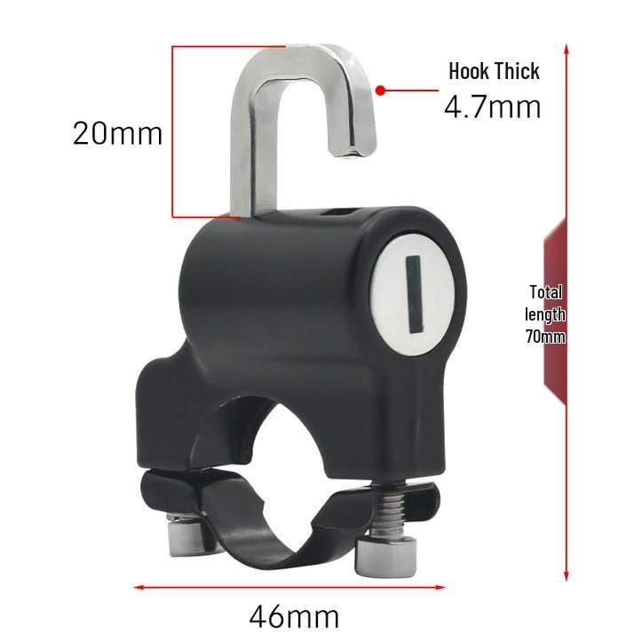 Multifunctional Anti-theft Lock for Helmets, Bicycles, Motorcycles, Scooters, and Strollers
