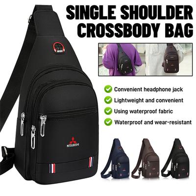 Men's Chest Bag Handbag Wallet Card Coin Purse Travel Bags For Pajero Outlander XL Montero Lancer Triton L200 Evo ASX